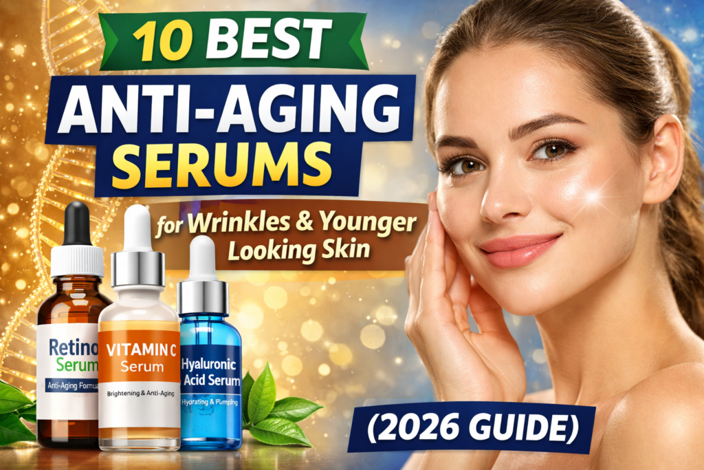 Best Anti-Aging Serums for Wrinkles and Younger Looking Skin