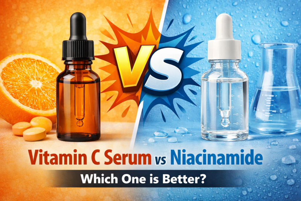 Vitamin C Serum vs Niacinamide