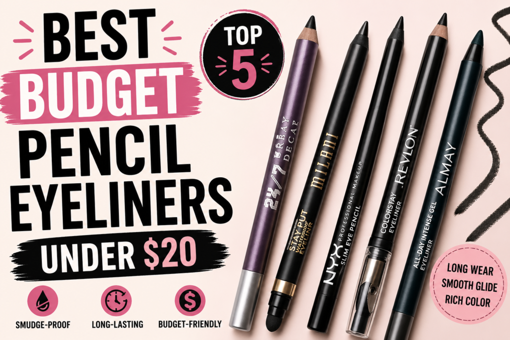 Best Budget Pencil Eyeliner (Under $20)