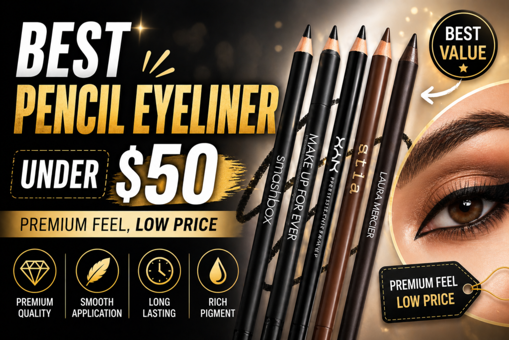 Best Pencil Eyeliner Under $50 (Premium Feel, Low Price)