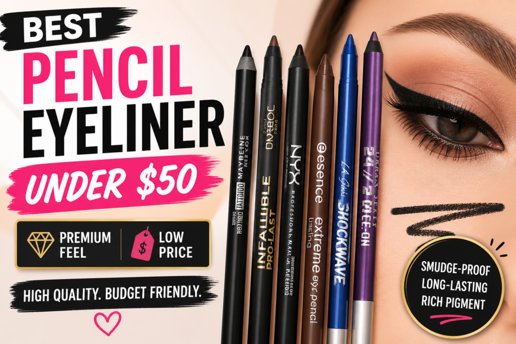 Best Pencil Eyeliner Under $50 (Premium Feel, Low Price)