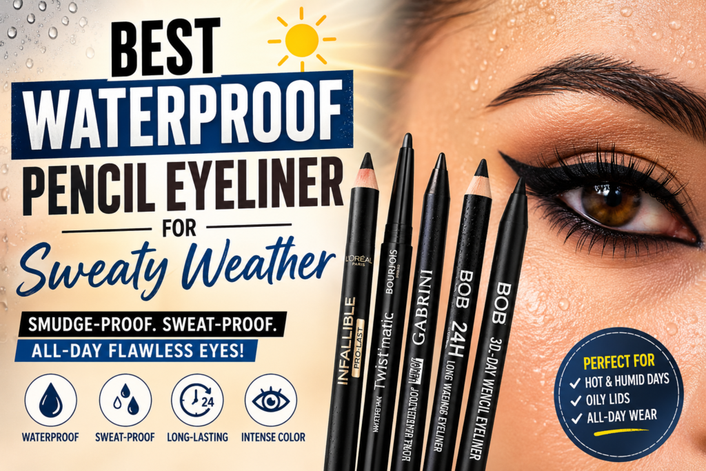 Best Waterproof Pencil Eyeliner for Sweaty Weather