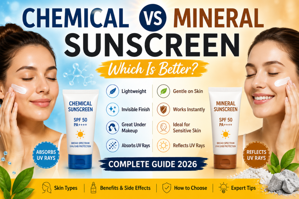 Chemical vs Mineral Sunscreen: Which Is Better?
