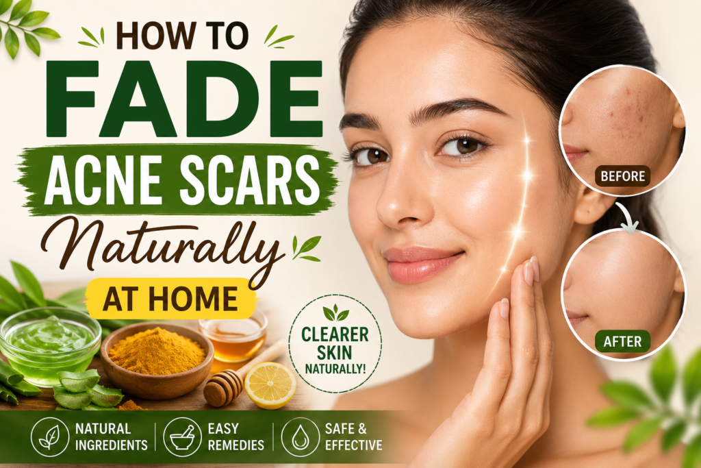 How to Fade Acne Scars Naturally at Home