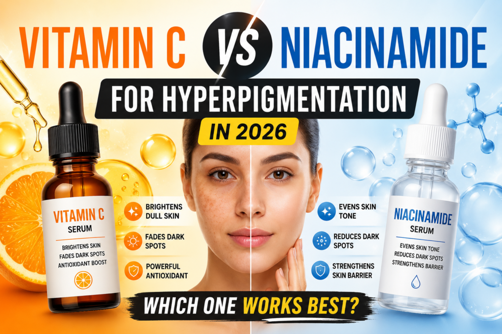 Vitamin C vs Niacinamide for Hyperpigmentation