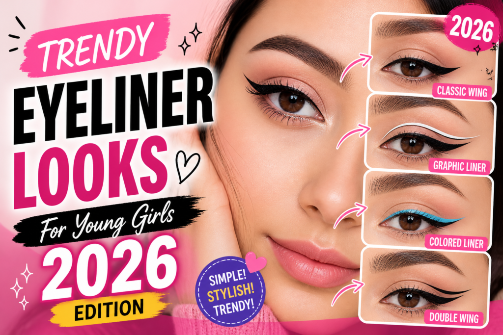 Trendy Eyeliner Looks for Young Girls (2026 Edition