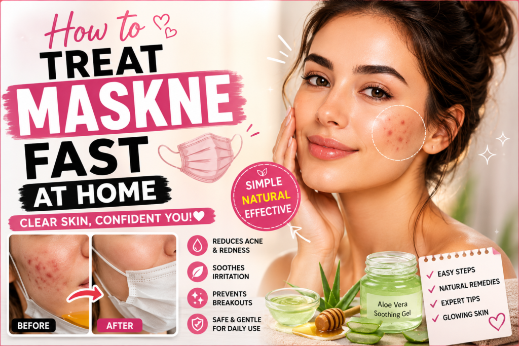 How to Treat Maskne Fast at Home
