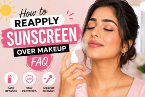 How to Reapply Sunscreen Over Makeup
