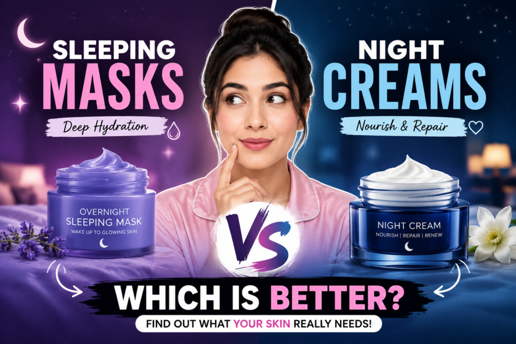 Sleeping Masks vs Night Creams: Which Is Better?