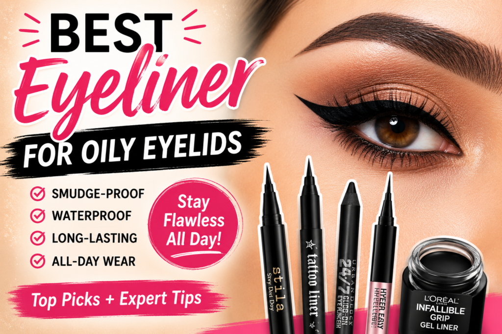 Best Eyeliner for Oily Eyelids