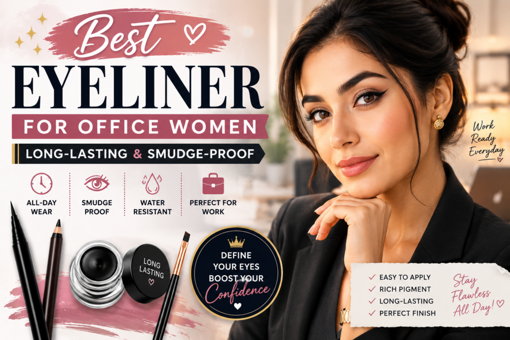 Best Eyeliner for Office Women (Long-Lasting)