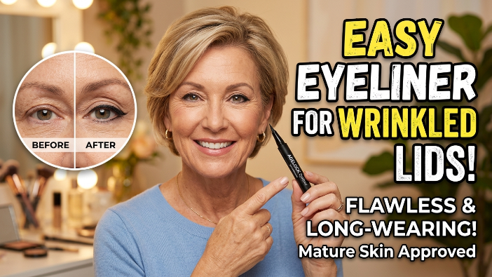 Easy-to-Apply Eyeliner for Wrinkled Eyelids