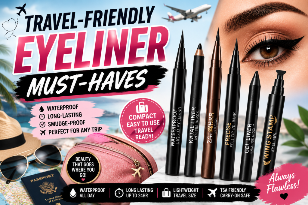 Travel-Friendly Eyeliner Must-Haves