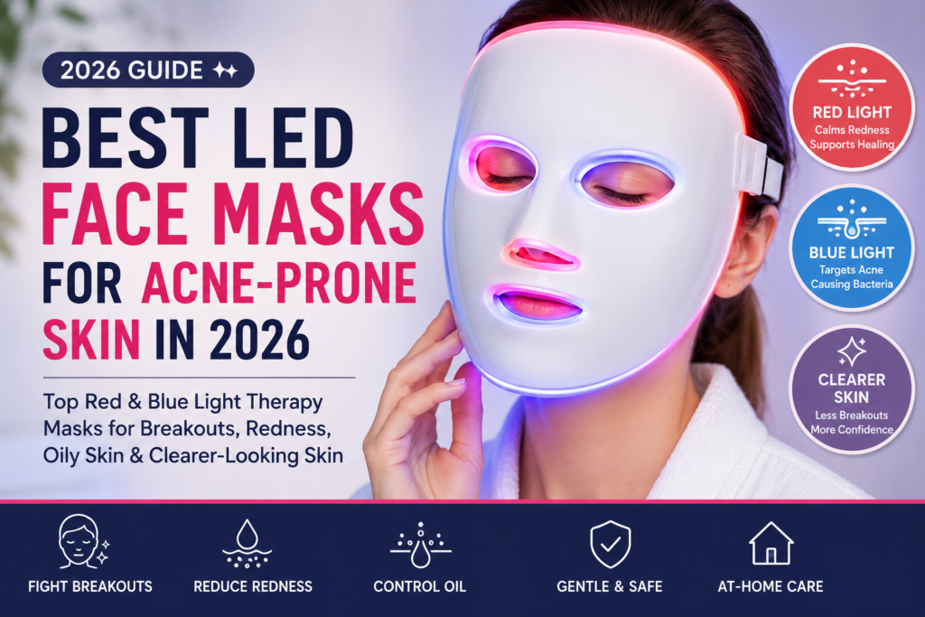 Best LED Face Masks for Acne-Prone Skin in 2026