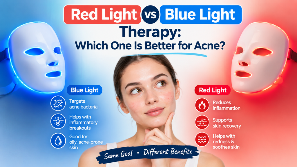 Red Light vs Blue Light Therapy