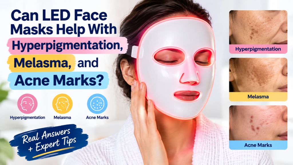 Can LED Face Masks Help With Hyperpigmentation, Melasma, and Acne Marks?