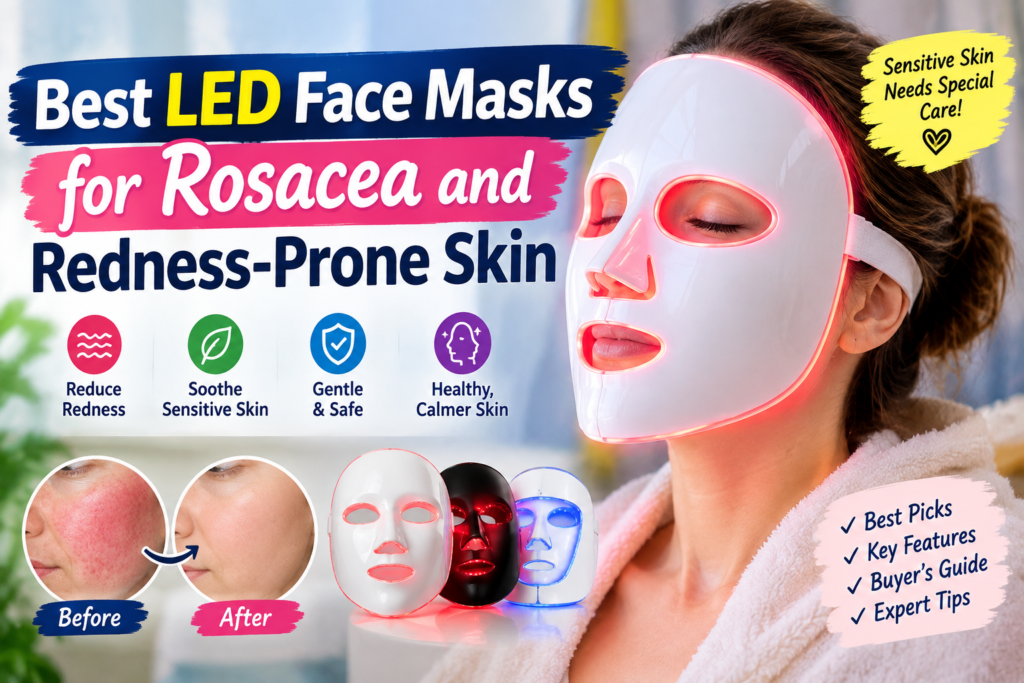 Best LED Face Masks for Rosacea and Redness-Prone Skin (2026)