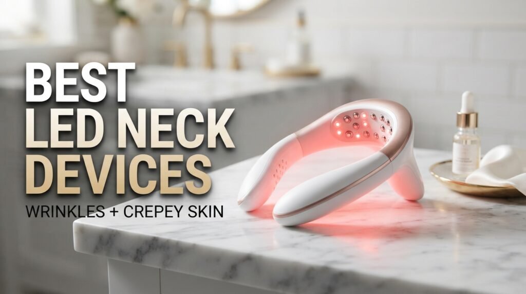 Best LED Neck and Décolleté Devices for Wrinkles and Crepey Skin