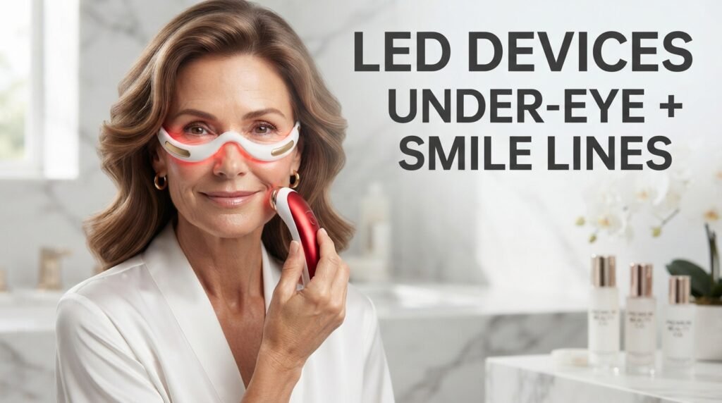 Best Targeted LED Devices for Under-Eye Wrinkles and Smile Lines